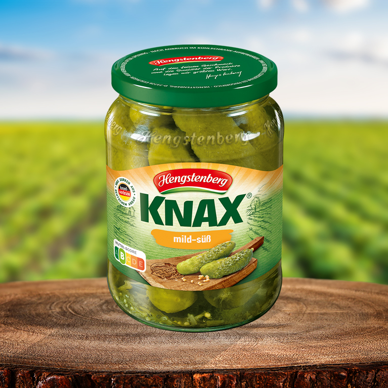 KNAX Gherkins mild & sweet