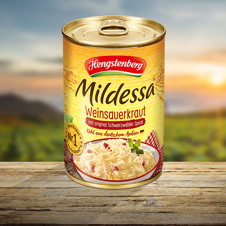 Mildessa Wine Sauerkraut with original Black Forest Bacon