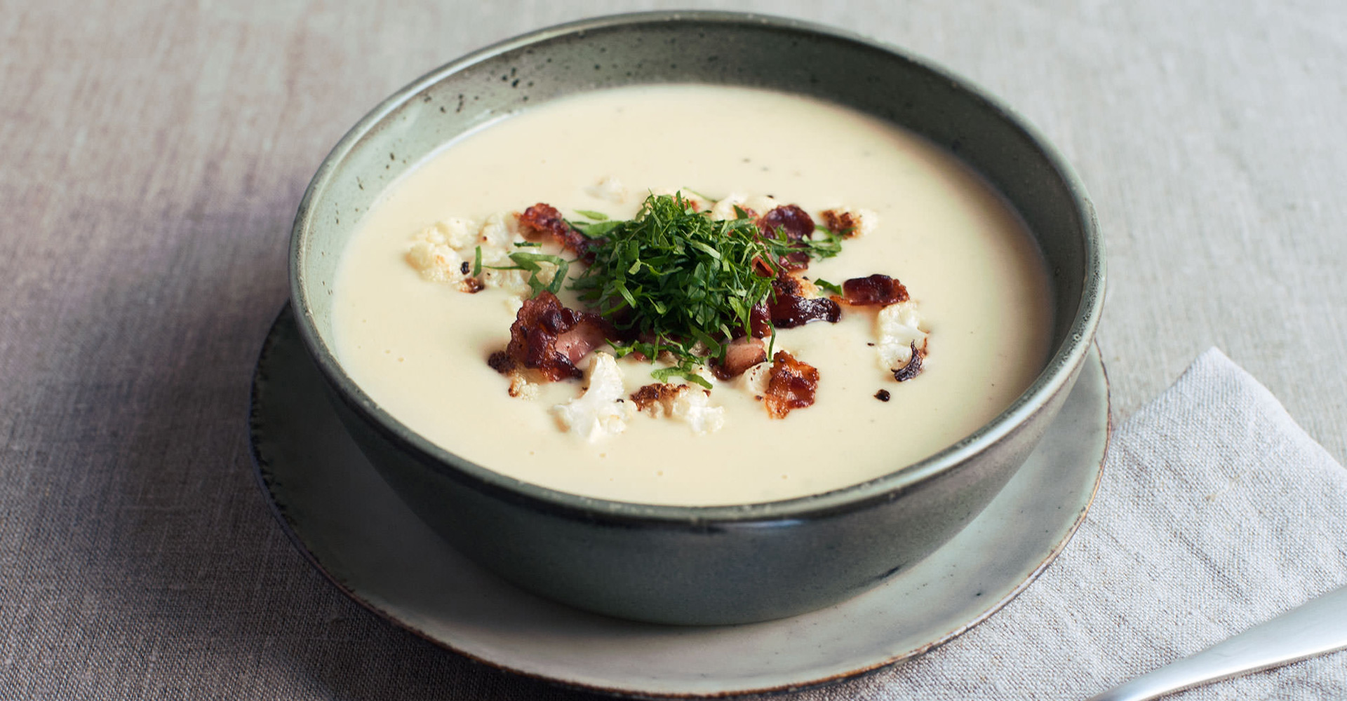 Potato soup with horseradish
