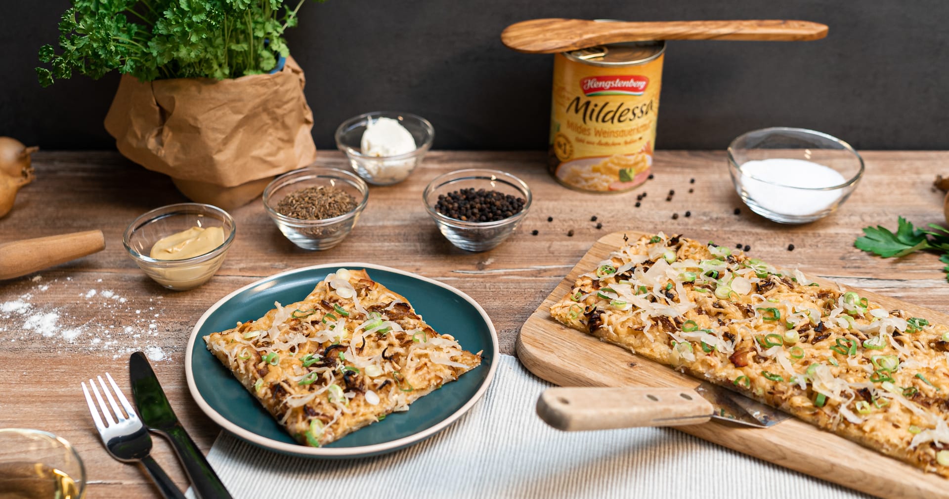 Sauerkraut tarte flambée